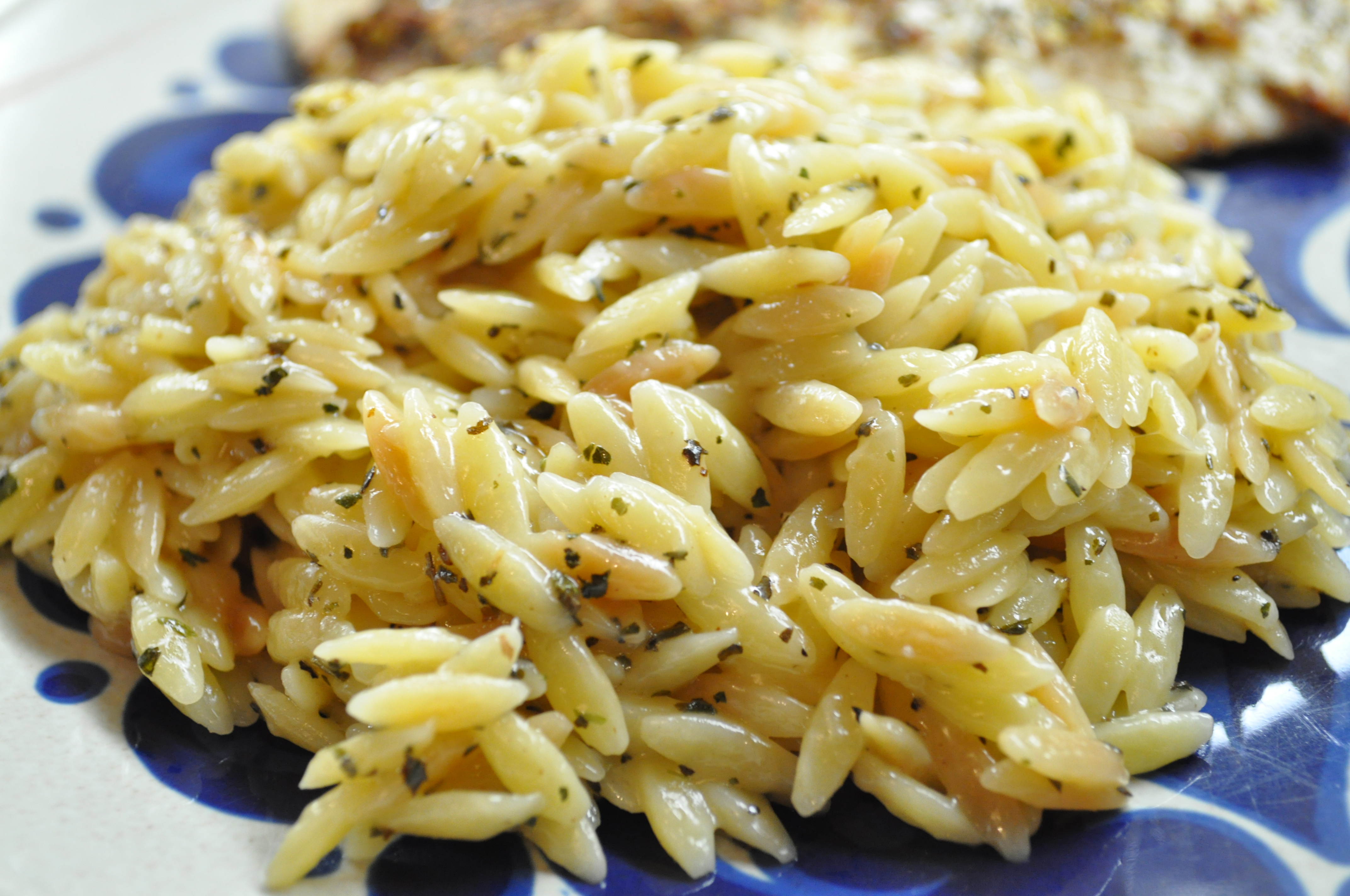 An Easy Side Orzo With Parmesan And Basil Once Upon A Recipe